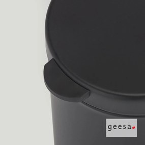 Geesa Hotelia 644 Black Matt - Χαρτοδοχείο επίτοιχο 3L βαρέως τύπου