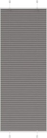 vidaXL Πλισέ περσίδα Ανθρακί 75x200 cm Πλάτος υφάσματος 74,4 cm