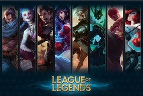 Αφίσα League of Legends - Champions, (91.5 x 61 cm)