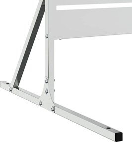 vidaXL Οθόνη Ιδιωτικότητας Γκρι 100 x 50 x 180 εκ. Ατσάλι