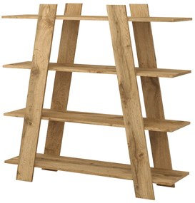 Βιβλιοθήκη PIRAMIDA Φυσικό 120x33,20x116