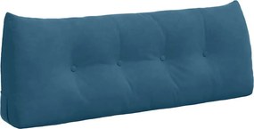 vidaXL Μαξιλάρι Πλάτης Μπλε 120 x 50 x 24 cm Βελούδο