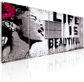 Πίνακας - Banksy: Life is Beautiful 225x90