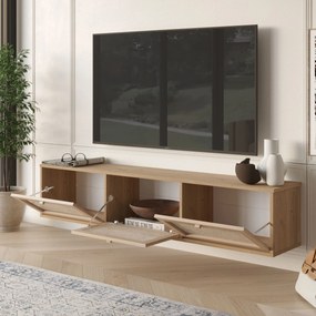 Έπιπλο Τηλεόρασης Δρυς CROAME 180x32x35.6