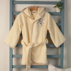 Μπουρνούζι Βρεφικό Με Κέντημα Dreaming Elephant 169 Ecru DimCol