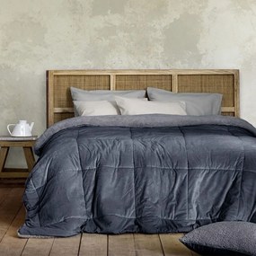 Κουβερτοπάπλωμα Nuan Dark Grey Nima Μονό 160x220cm Πολυέστερ