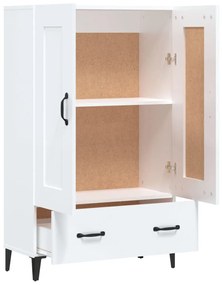 vidaXL Ντουλάπα Γυαλιστερό Λευκό 70x31x115 εκ. από Επεξεργασμένο Ξύλο