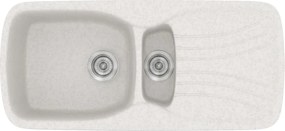 Sanitec Classic 309 (97×51) - Γρανιτένιος νεροχύτης - Metallic ICE