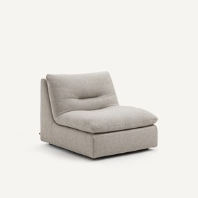 Πολυθρόνα σύνθεσης από βισκόζη και λινό, GIULIANO