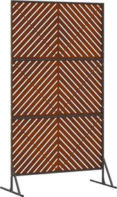 vidaXL Οθόνη Ιδιωτικότητας 100 x 50 x 180 εκ. Σκ rusty