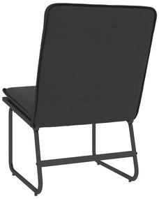 vidaXL Πολυθρόνα Μαύρη 54 x 75 x 76 εκ. από Συνθετικό Δέρμα