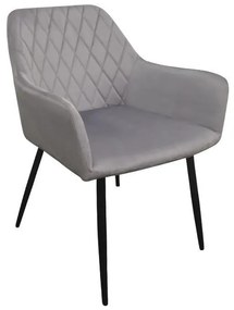 Dining Armchair 23162 Fylliana Grey 60x60x87 cm