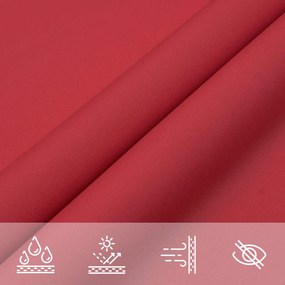 vidaXL Πανί σκιάς Κόκκινο 6 x 2 m 100% Πολυέστερ Οξφόρδη