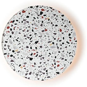 Απλίκα Τοίχου LED Aca Eclipse ZM1724LEDWT Terrazzo