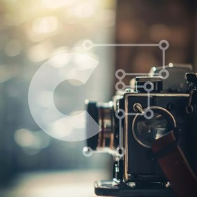 Intra Συλλεκτικό Ξύλινο Παζλ Plywood 4mm - Vintage κάμερα με δερμάτινο λουράκι Σε Ξύλινο Κουτί - Διαστάσεις: 10x10 cm – 25 κομμάτια