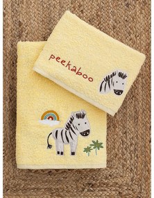 Πετσέτες Παιδικές Kaboo (Σετ 2τμχ) Yellow Palamaiki Towels Set 70x140cm 100% Βαμβάκι