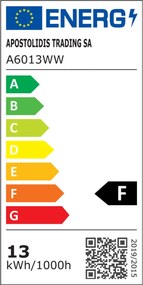 Λάμπα LED Diolamp E27/13W/3000K/1230Lm A6013WW