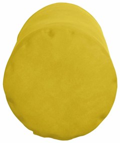 vidaXL Μαξιλάρια Στήριγμα 2 pcs Κίτρινο Ø 15 x 40 εκ