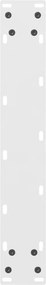 vidaXL Πόδια Τραπεζιού Μπαρ 2 τεμ. Λευκά 50x(100-101) εκ. Ατσάλι