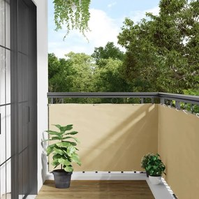 Περίφραξη Μπαλκονιού Προστατευτική Κρεμ 300x90 εκ. από PVC - Κρεμ