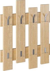 Κρεμάστρα τοίχου Wave Megapap χρώμα sapphire oak 64x4x81εκ.