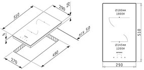 Εστία κεραμική Pyramis Αφής χωρίς Πλαίσιο PHC31210FMB