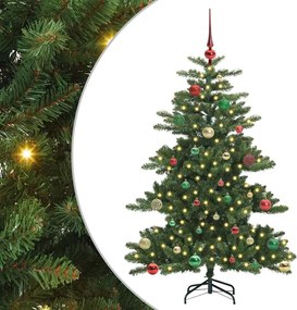 vidaXL Τεχνητό Χριστουγεννιάτικο Δέντρο με Άξονα Πράσινο 150 cm