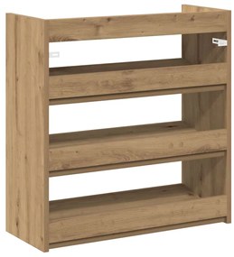 ΡΑΦΙ ΠΑΠΟΥΤΣΙΩΝ  ARTISAN OAK 60X25X62 CM ΚΑΤΑΣΚΕΥΑΣΜΕΝΟ ΞΥΛΟ 859895