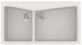 Sanitec Classic 326 Metallic Ice Ένθετος Νεροχύτης