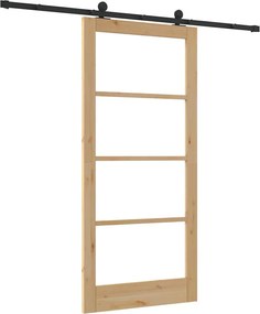 vidaXL Συρόμενη Πόρτα ORKDAL Φυσικό 93 x 202 cm