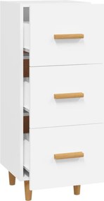 vidaXL Ντουλάπι Λευκό 34,5 x 34 x 90 εκ. από Επεξεργασμένο Ξύλο