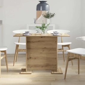 vidaXL Τραπεζαρία artisan δρυς 110 x 60 x 75 cm Επεξεργασμένο ξύλο