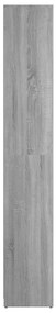vidaXL Ντουλάπι Μπάνιου Γκρι Sonoma 30x30x183,5 εκ. Επεξεργασμένο Ξύλο