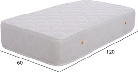 ΣΤΡΩΜΑ BABYCLOUD HM642.01 BONELL SPRING 60X120 ΛΕΥΚΟ