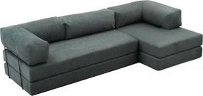 Γωνιακός Καναπές Πράσινο COMFORT 95x290x75