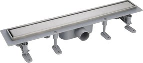 Acquanet Luxor Inox Matt - Γραμμικό Σιφώνι Δαπέδου - 50 εκ.