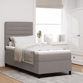 vidaXL Κρεβάτι με Ελατήρια και Στρώμα 80x200 cm Ύφασμα