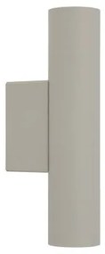 Απλίκα Φωτιστικό Τοίχου 2xGU10 10W IP20 Fourty Wall Nowodvorski 10890 Γκρι