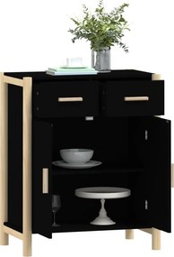 vidaXL Ντουλάπι Μαύρο 62 x 38 x 75 εκ. από Επεξεργασμένο Ξύλο