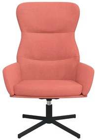 vidaXL Πολυθρόνα Relax Ροζ Βελούδινη