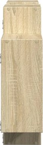 vidaXL Ραφιέρα Τοίχου Sonoma Δρυς 159x18x65 εκ. από Επεξεργ. Ξύλο