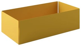 Θήκη Οργάνωσης Ανοξείδωτη Matt Yellow 25x13x7,5εκ. Pam &amp; Co 119-603