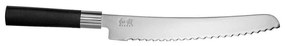Μαχαίρι Ψωμιού Wasabi 6723B 23cm Black KAI Stainless Steel