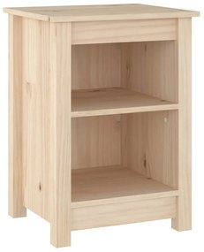 vidaXL Κομοδίνα 2 τεμ. 40 x 35 x 55 εκ. από Μασίφ Ξύλο Πεύκου