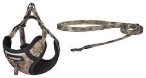 Dogness walking set leash+harness for dog (moro)