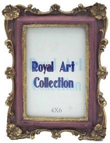 Κορνίζα Αντικέ Πολυεστερική Σάπιο Μήλο-Χρυσή Royal Art 10x15εκ. YUA2/57/46BG
