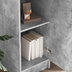 vidaXL Highboard Σκυρόδεμα Γκρι 35 x 39 x 168 εκ.