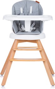 Καρεκλάκι Φαγητού Περιστρεφόμενο 3 σε 1 "Rotto" platinum