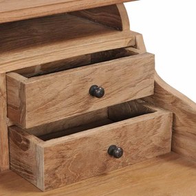 vidaXL Γραφείο 90 x 50 x 100 εκ. από Μασίφ Ξύλο Teak