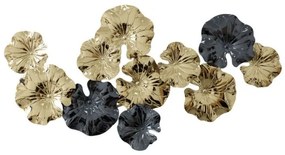 Διακοσμητικό τοίχου Merinda Inart μέταλλο σε χρυσή-μαύρη απόχρωση 88x47x5εκ 345-000015-345-000015-Μαύρο-Χρυσό 345-000015